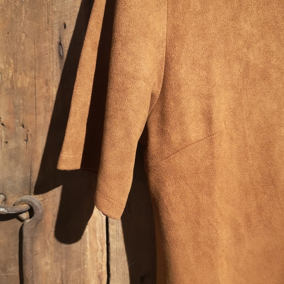 Suede T-Shirt Dress - Picture 3 of 3